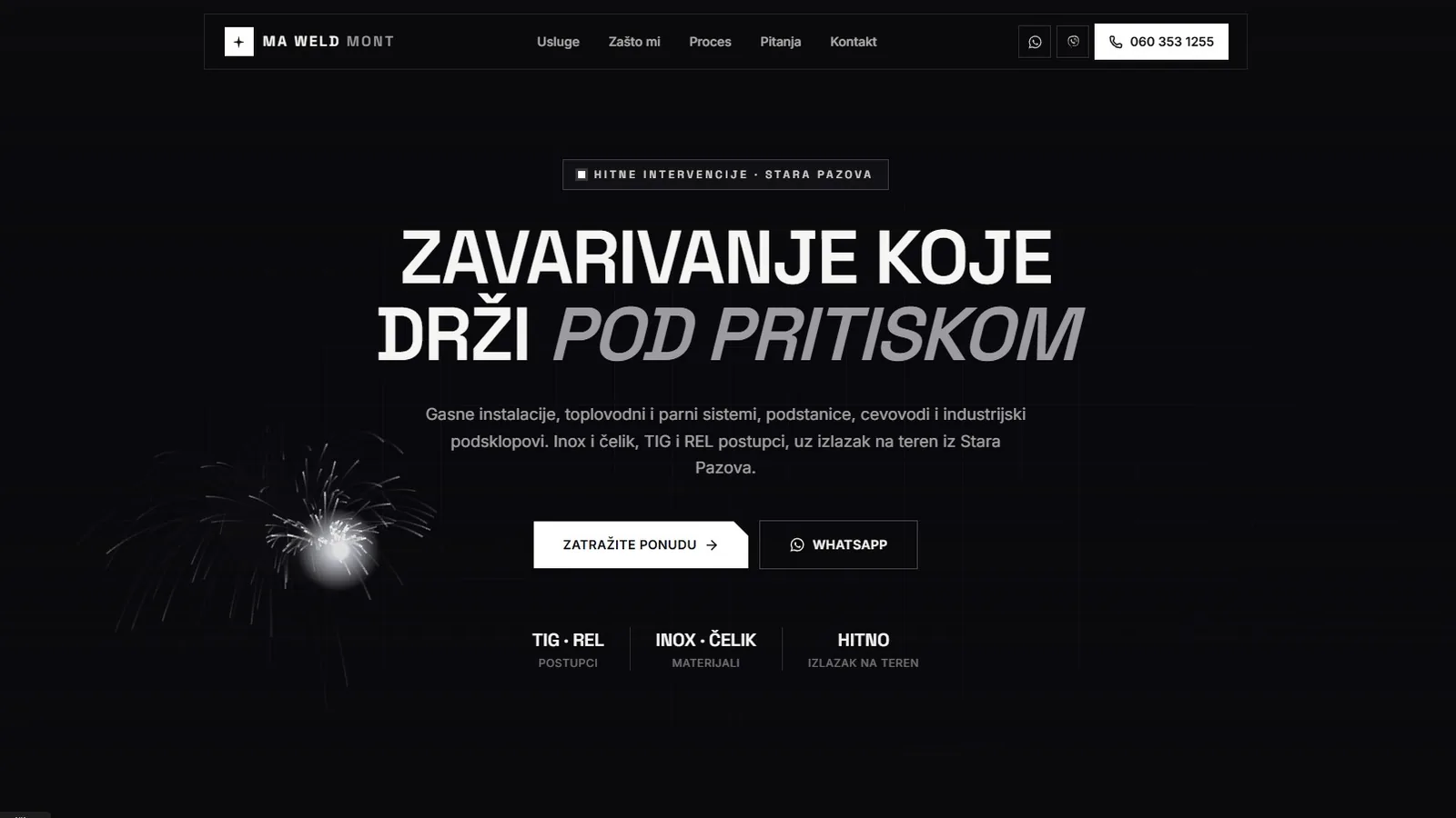 Ma Weld Mont - Sajt za zavarivanje gasnih i termotehničkih instalacija